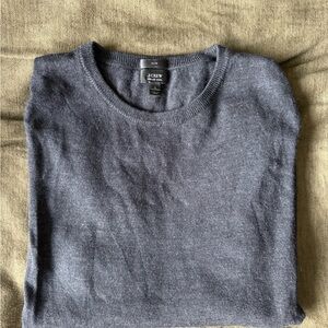 J. Crew Men's Charcoal Crewneck Sweater